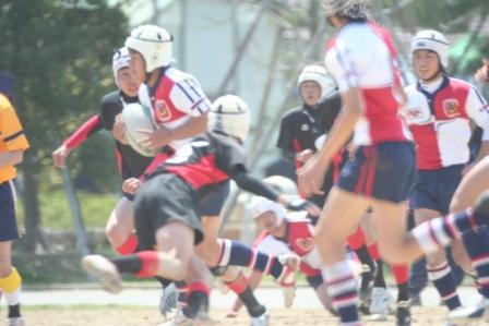 第13回兵庫県中学生ラグビーフットボール大会予選リーグ第１戦