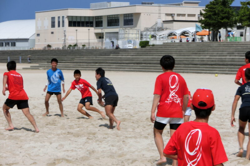 大蔵海岸にて